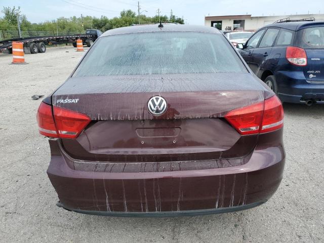 1VWAP7A33EC018142 - 2014 VOLKSWAGEN PASSAT S MAROON photo 6