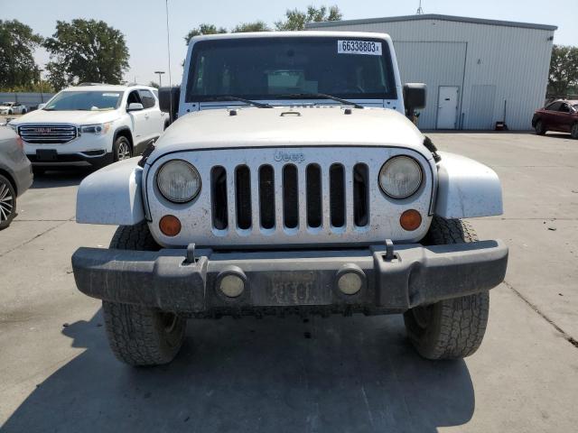 1J4GA59187L157315 - 2007 JEEP WRANGLER SAHARA SILVER photo 5