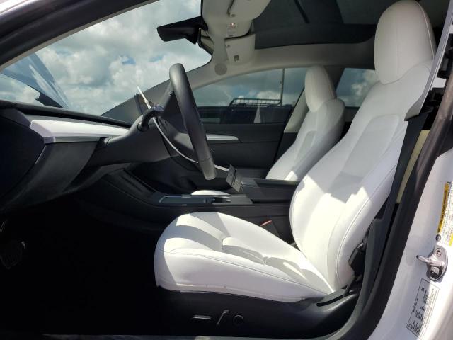 5YJ3E1EB1PF591532 - 2023 TESLA MODEL 3 Blanco foto 7