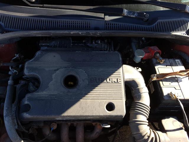 JS2YC415096200016 - 2009 SUZUKI SX4 RED photo 11