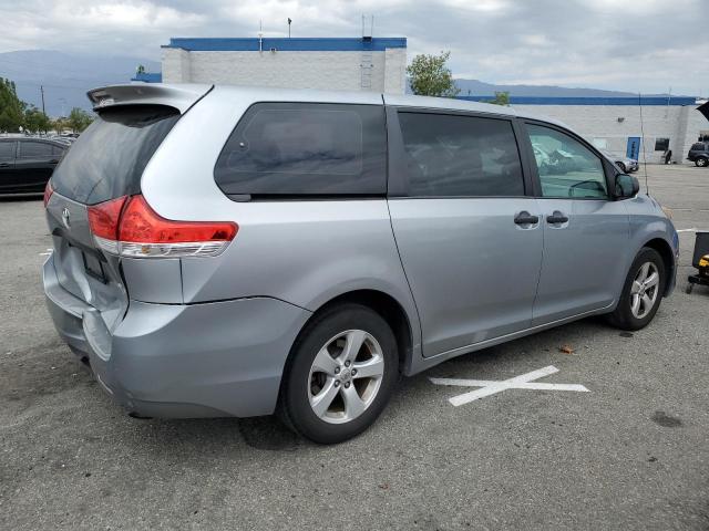 5TDKA3DC4BS003494 - 2011 TOYOTA SIENNA BASE SILVER photo 3