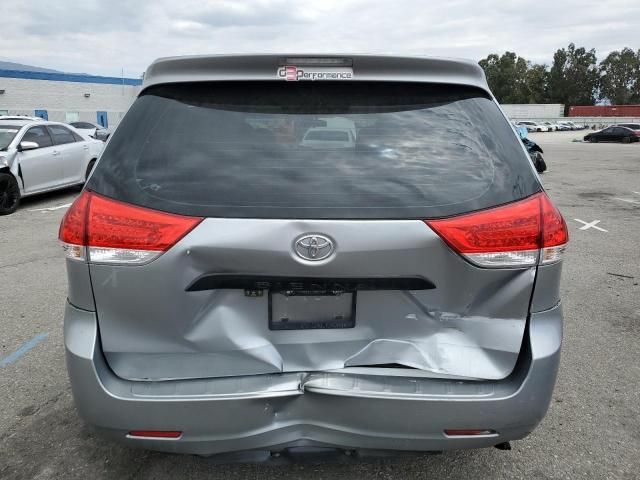 5TDKA3DC4BS003494 - 2011 TOYOTA SIENNA BASE SILVER photo 6