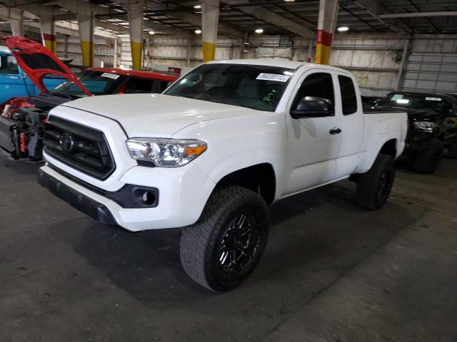 3TYSX5EN8LT000534 - 2020 TOYOTA TACOMA ACCESS CAB თეთრი ფოტო 1