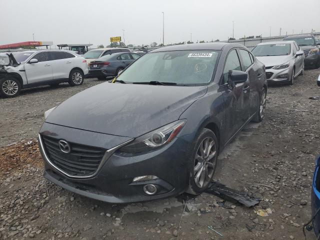 JM1BM1W3XE1107370 - 2014 MAZDA 3 GRAND TOURING GRAY photo 1