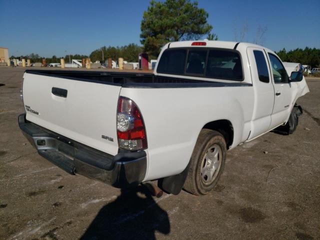 5TETX4CN2AZ676376 - 2010 TOYOTA TACOMA ACCESS CAB თეთრი ფოტო 4