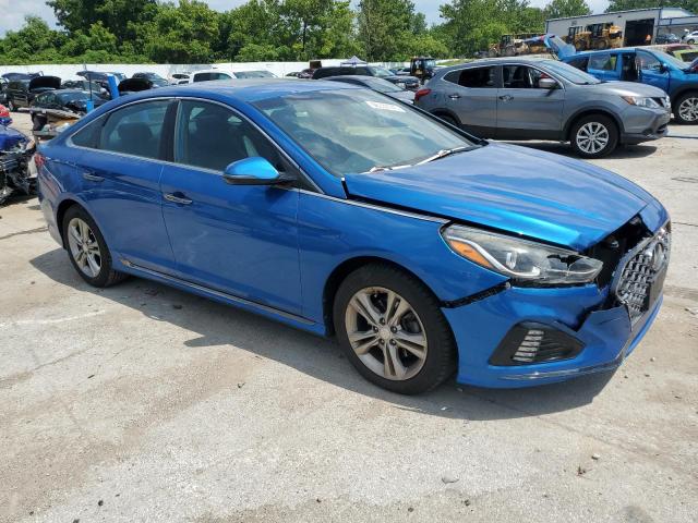 5NPE34AF4JH627554 - 2018 HYUNDAI SONATA SPORT Көк фото 4