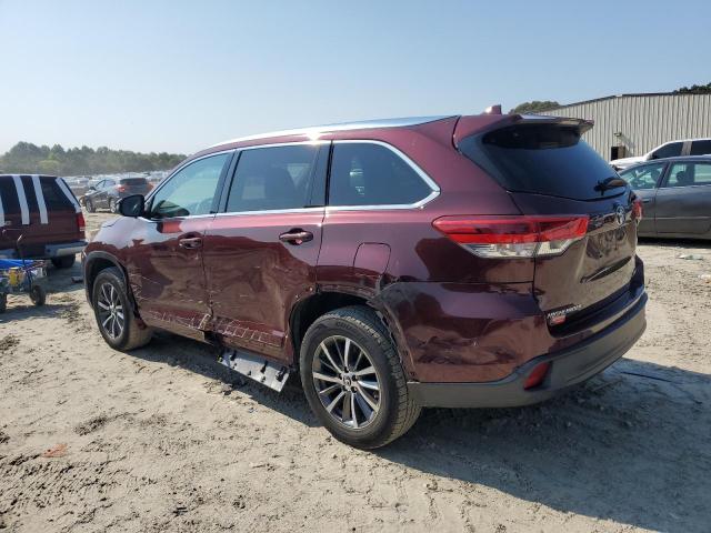 5TDJZRFH8JS837718 - 2018 TOYOTA HIGHLANDER SE برغندي صورة 2