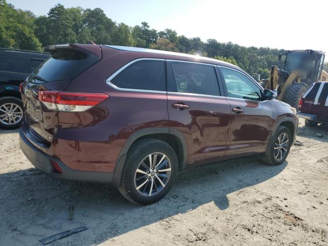 5TDJZRFH8JS837718 - 2018 TOYOTA HIGHLANDER SE برغندي صورة 3