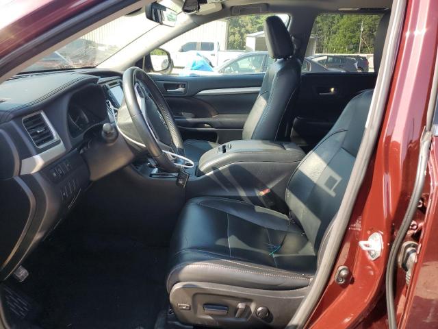 5TDJZRFH8JS837718 - 2018 TOYOTA HIGHLANDER SE برغندي صورة 7
