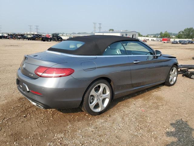 WDDWK4KBXHF473767 - 2017 MERCEDES-BENZ C 300 4MATIC GRAY photo 3
