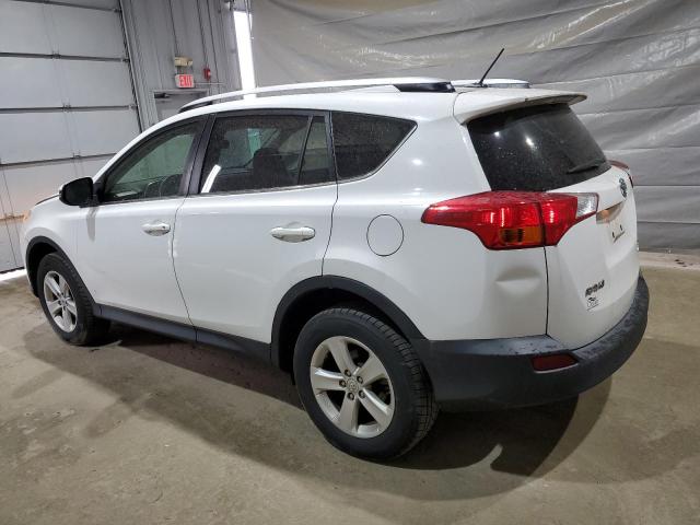 JTMRFREV2ED068413 - 2014 TOYOTA RAV4 XLE WHITE photo 2