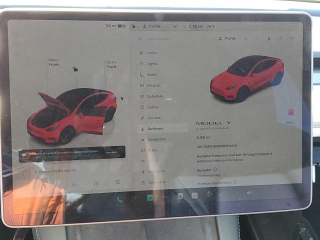 7SAYGDED0SF314210 - 2025 TESLA MODEL Y 蓝色 照片 9