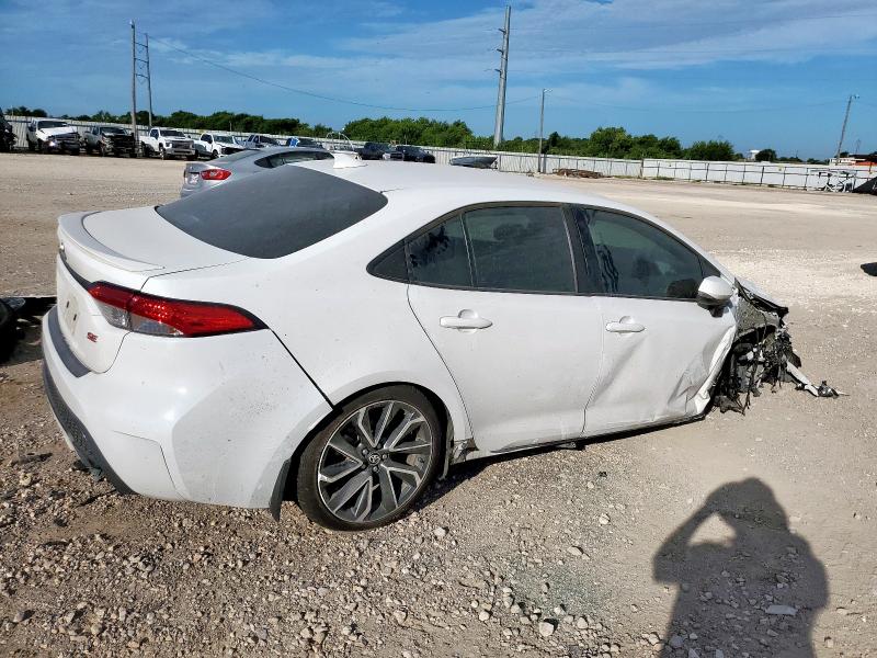 5YFS4MCE1MP086443 - 2021 TOYOTA COROLLA SE WHITE photo 3