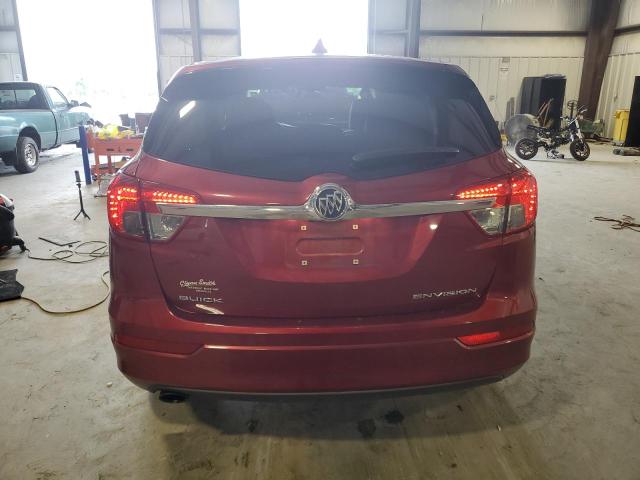 LRBFXBSA7JD027308 - 2018 BUICK ENVISION PREFERRED RED photo 6