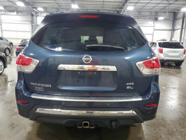5N1AR2MM2EC653689 - 2014 NISSAN PATHFINDER S BLUE photo 6
