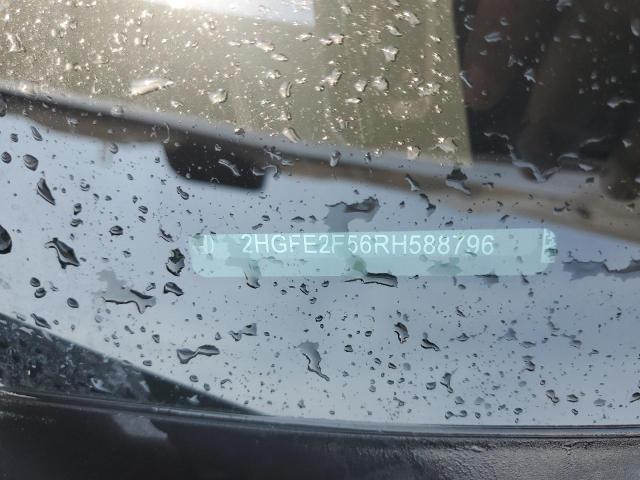 2HGFE2F56RH588796 - 2024 HONDA CIVIC SPORT თეთრი ფოტო 12