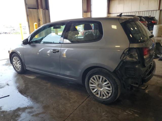 WVWBB7AJ0DW121214 - 2013 VOLKSWAGEN GOLF GRAY photo 2