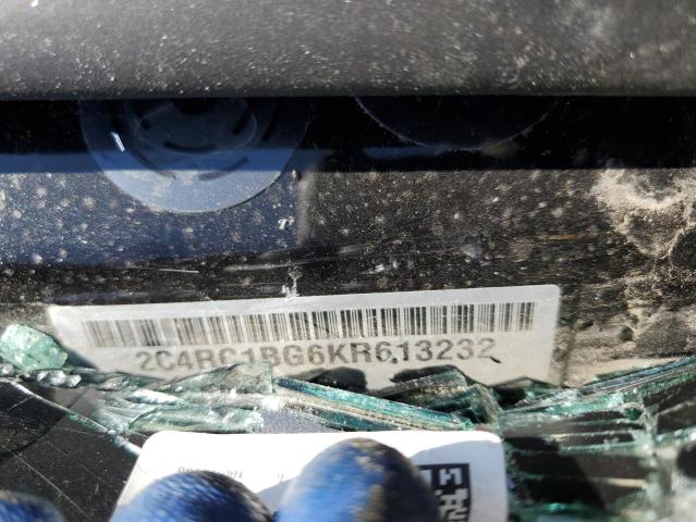 2C4RC1BG6KR613232 - 2019 CHRYSLER PACIFICA TOURING L შავი ფოტო 13