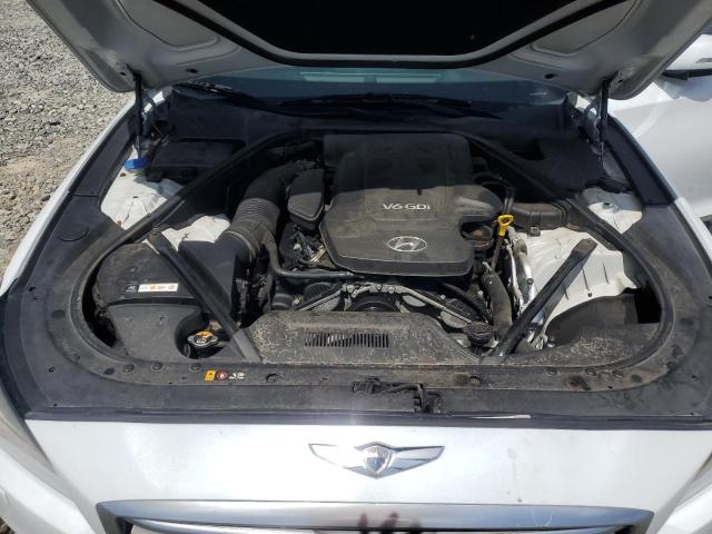 KMHGN4JE8FU020902 - 2015 HYUNDAI GENESIS 3.8L თეთრი ფოტო 11