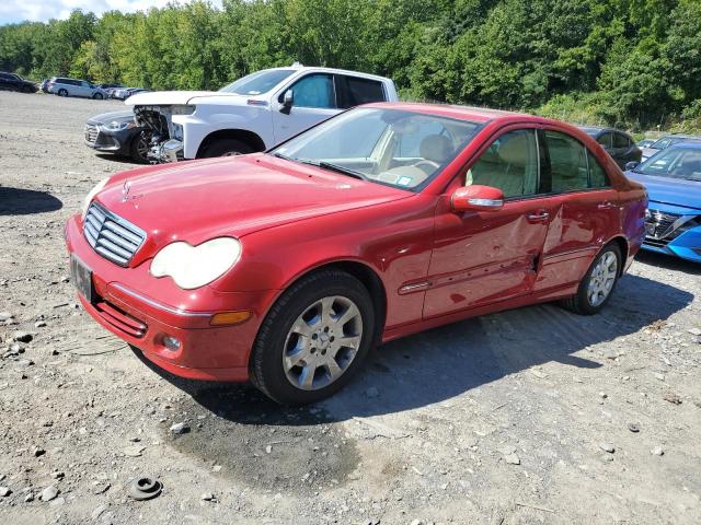 WDBRF92H26F765230 - 2006 MERCEDES-BENZ C 280 4MATIC RED photo 1