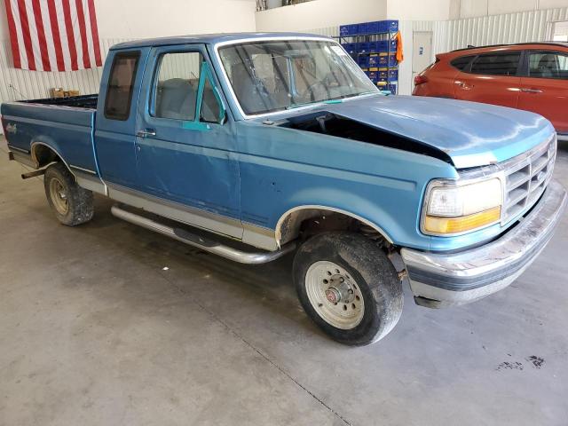 1FTEX14Y2NKA38932 - 1992 FORD F150 BLUE photo 4