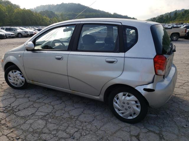 KL1TD66617B797199 - 2007 CHEVROLET AVEO BASE Gümüş foto 2