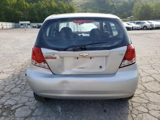KL1TD66617B797199 - 2007 CHEVROLET AVEO BASE Gümüş foto 6