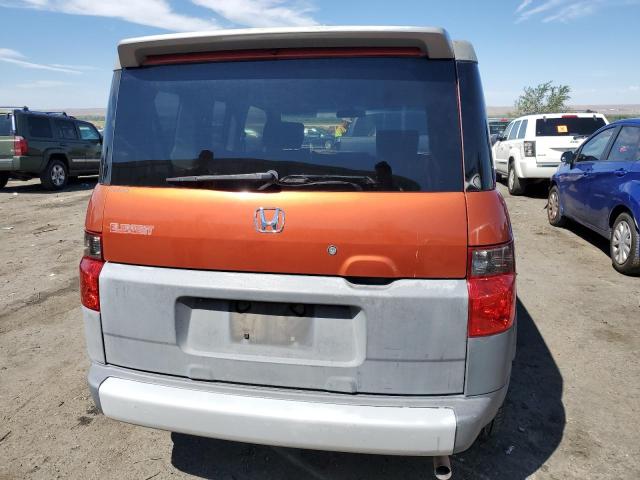 5J6YH18533L008897 - 2003 HONDA ELEMENT EX ORANGE photo 6