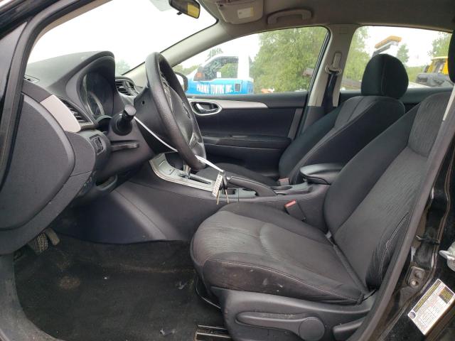 3N1AB7AP3EY210935 - 2014 NISSAN SENTRA S BLACK photo 7