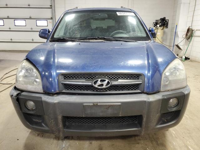 KM8JN72D18U858477 - 2008 HYUNDAI TUCSON SE BLUE photo 5