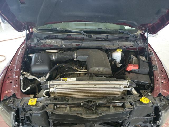 1C6RR7GG9MS526587 - 2021 RAM 1500 CLASS SLT برغندي صورة 11