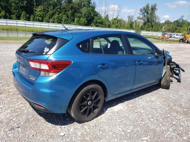 4S3GTAA69H3752904 - 2017 SUBARU IMPREZA BLUE photo 3