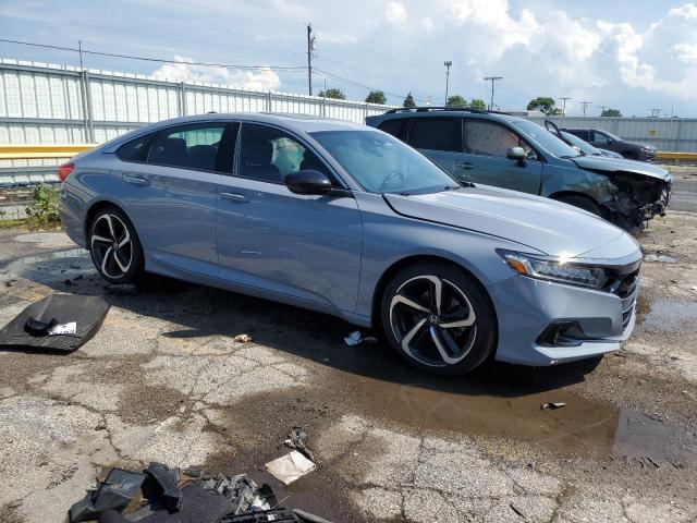 1HGCV2F36MA029306 - 2021 HONDA ACCORD SPORT 蓝色 照片 4