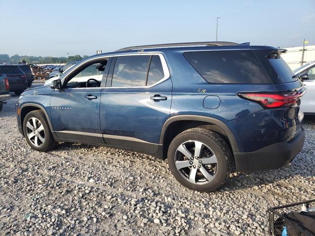 1GNEVHKW7PJ300296 - 2023 CHEVROLET TRAVERSE LT BLUE photo 2