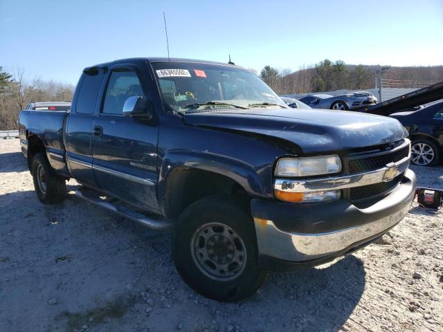 1GTHK29U12E283965 - 2002 GMC SIERRA K2500 HEAVY DUTY BLUE photo 1