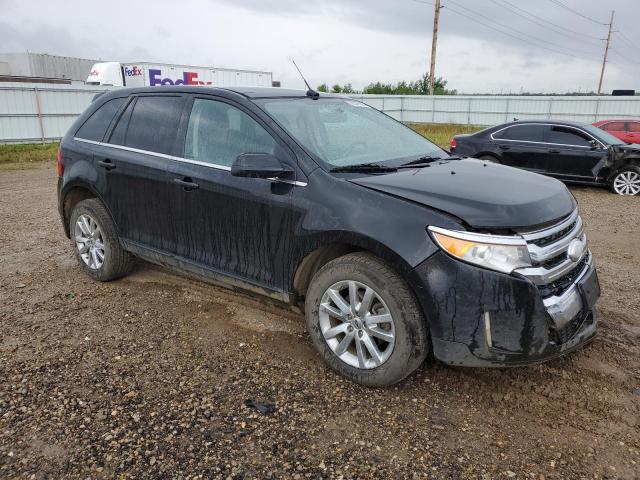 2FMDK4KC8DBA83655 - 2013 FORD EDGE LIMITED BLACK photo 4