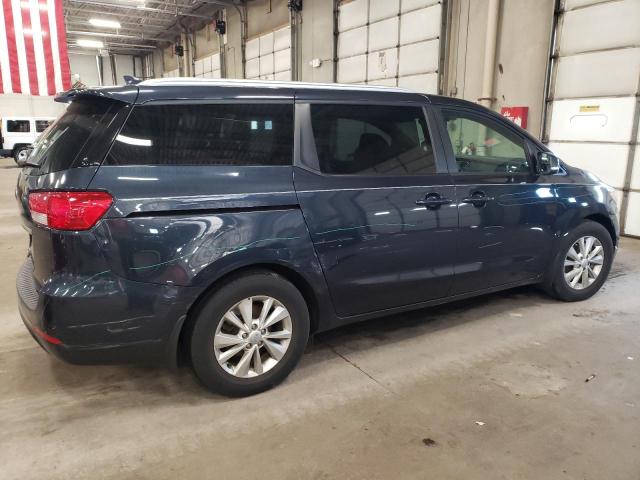 KNDMB5C1XG6182830 - 2016 KIA SEDONA LX BLUE photo 3