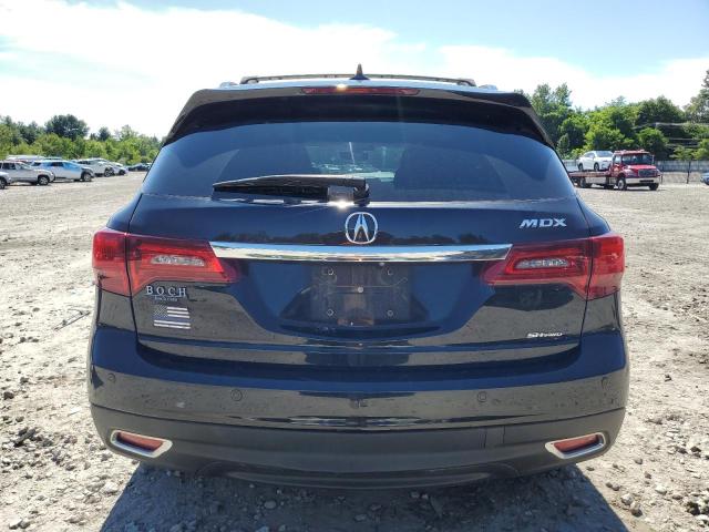 5FRYD4H97GB019902 - 2016 ACURA MDX ADVANCE BLACK photo 6