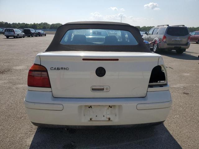 3VWDC21V41M817305 - 2001 VOLKSWAGEN CABRIO GLX WHITE photo 6