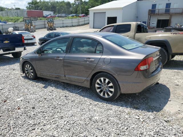 19XFA16969E010202 - 2009 HONDA CIVIC EXL GRAY photo 2