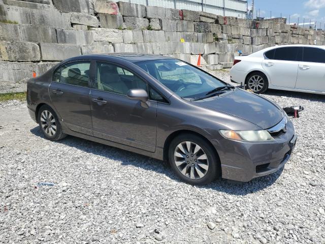 19XFA16969E010202 - 2009 HONDA CIVIC EXL GRAY photo 4