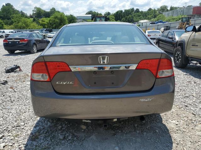 19XFA16969E010202 - 2009 HONDA CIVIC EXL GRAY photo 6