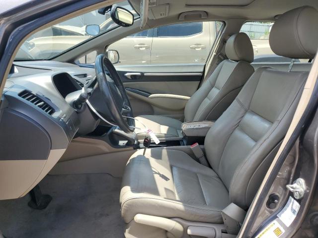 19XFA16969E010202 - 2009 HONDA CIVIC EXL GRAY photo 7