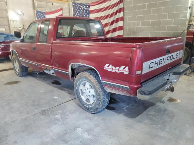 2GCEK19K1N1173337 - 1992 CHEVROLET 1500 K1500 BURGUNDY photo 2