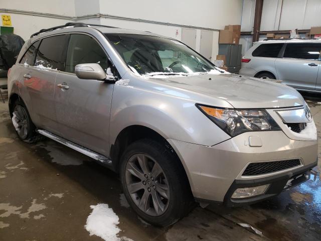 2HNYD2H83DH003046 - 2013 ACURA MDX ADVANCE SILVER photo 1