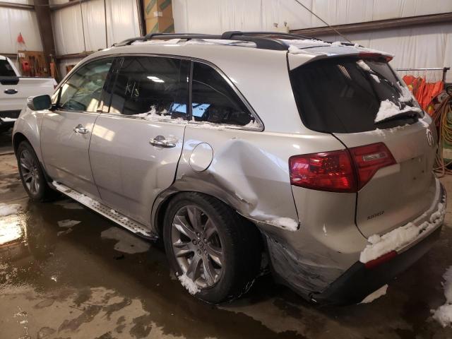 2HNYD2H83DH003046 - 2013 ACURA MDX ADVANCE SILVER photo 3