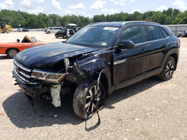1V2LC2CA6MC229323 - 2021 VOLKSWAGEN ATLAS CROS SE BLACK photo 1