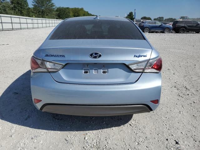 KMHEC4A46EA117360 - 2014 HYUNDAI SONATA HYBRID SILVER photo 6