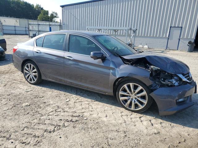 1HGCR2F82EA205611 - 2014 HONDA ACCORD EXL GRAY photo 4