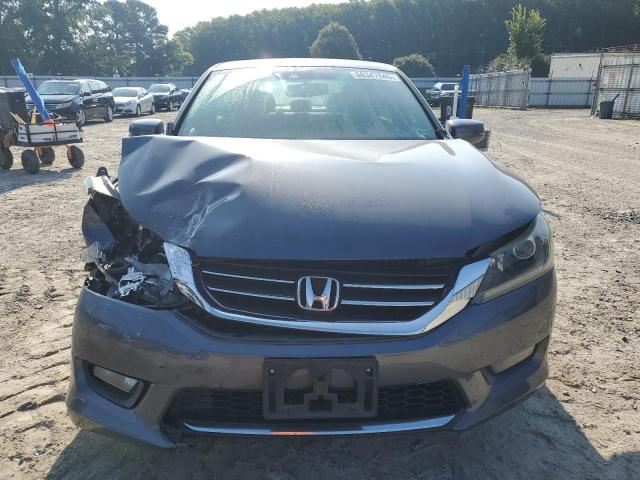 1HGCR2F82EA205611 - 2014 HONDA ACCORD EXL GRAY photo 5